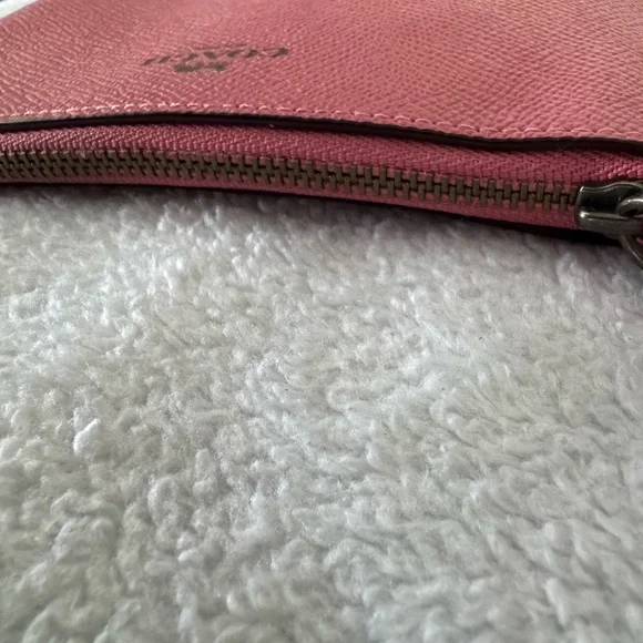 Coach Pink Clutch Minimalist Design Women